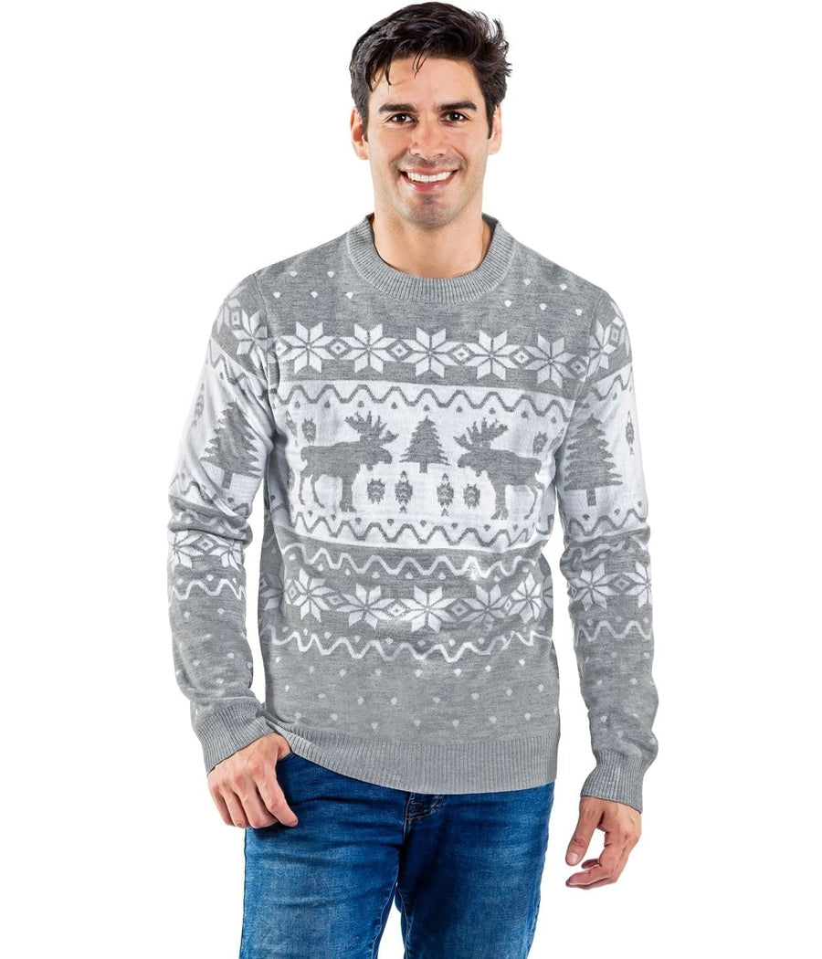 Men's Merry Moose Ugly Christmas Sweater