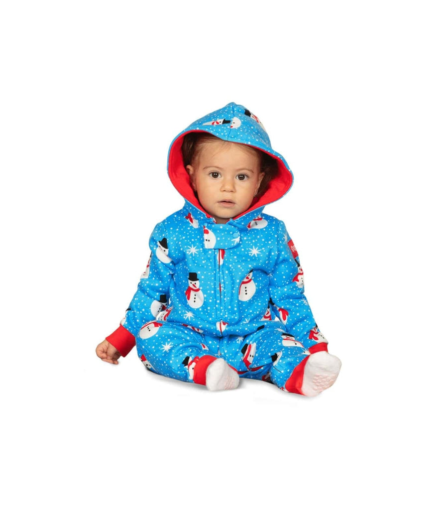 Baby Girl's Snowman is an Island Jumpsuit Image 2