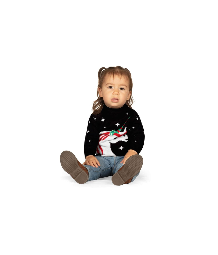 Baby Girl's Christmicorn Ugly Christmas Sweater Image 2