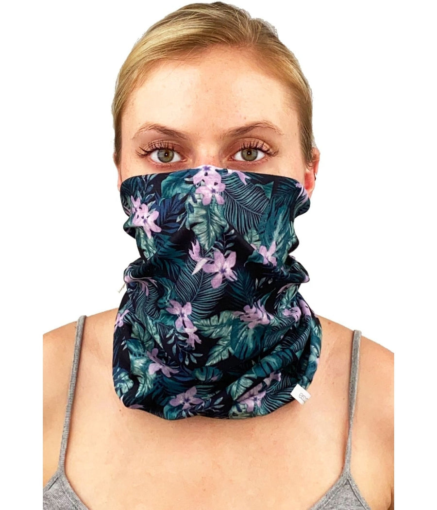 Flower & Fern Ski Face Cover