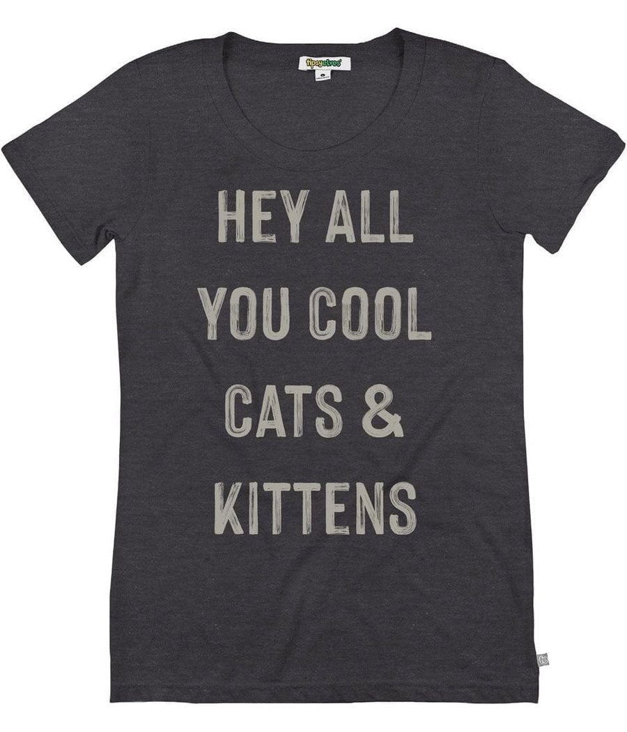 Women's Cool Cats And Kittens Tee Image 3