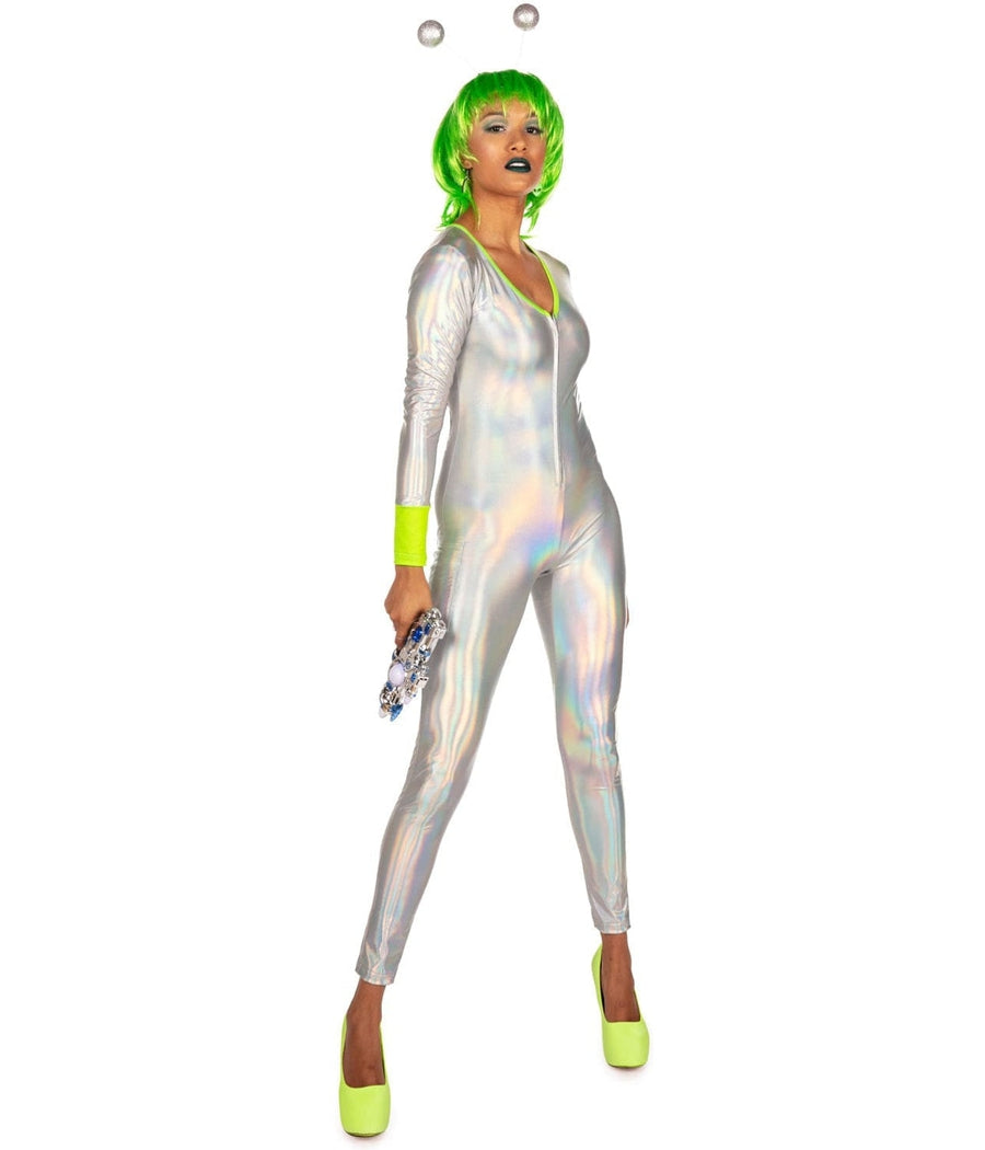 Alien Costume Bodysuit: Women's Halloween Outfits
