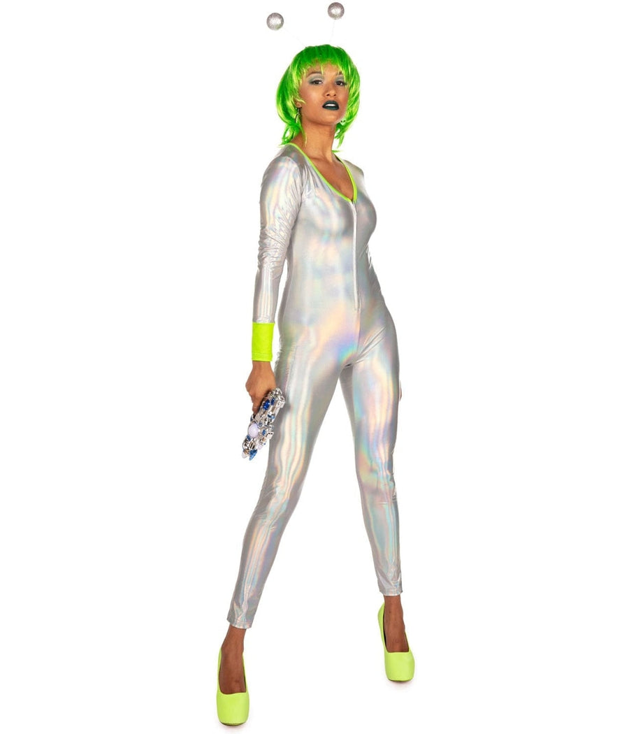 Alien Costume Bodysuit: Women's Halloween Outfits Tipsy Elves