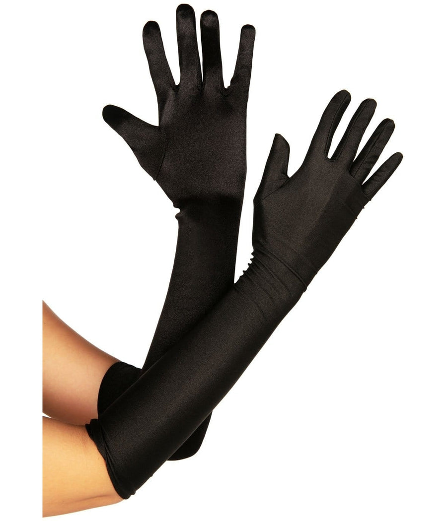 Long Black Gloves