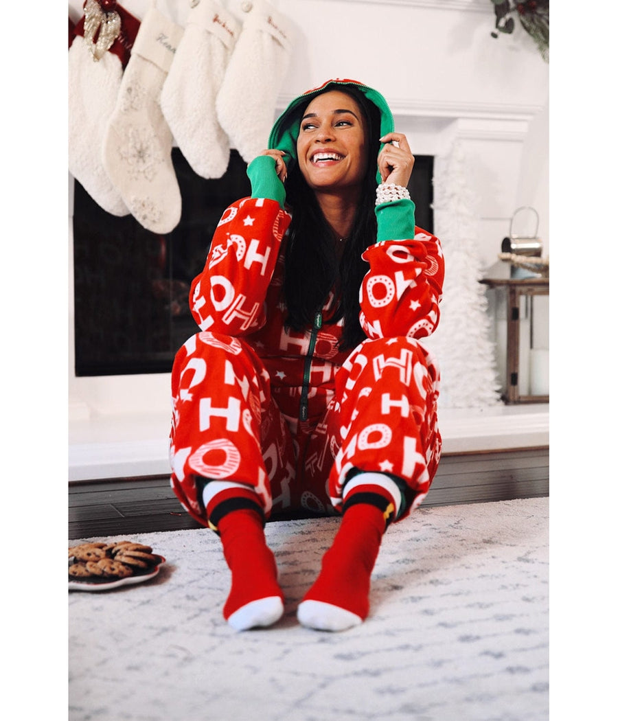 Women's Santa Claus Socks (Fits Sizes 6-11W) Image 2