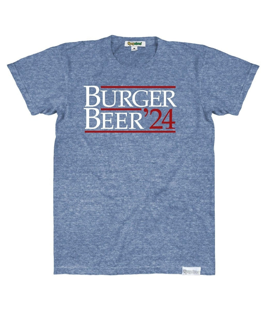 Men's Vote Burgers & Beer 2024 Tee
