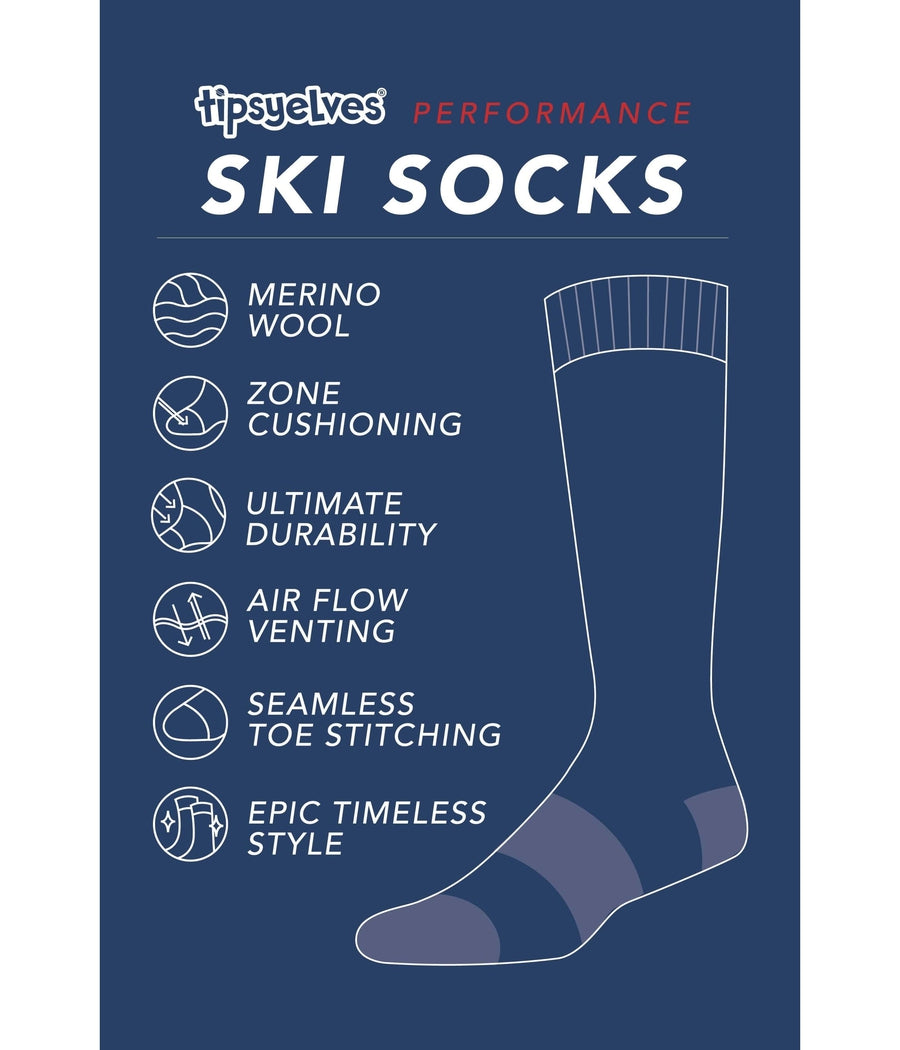Women's Sunset Slopes Performance Ski Socks (Fits Sizes 6-11W)