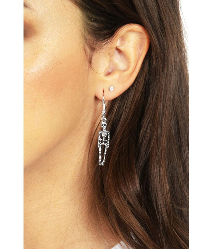 Skeleton Earrings Image 2