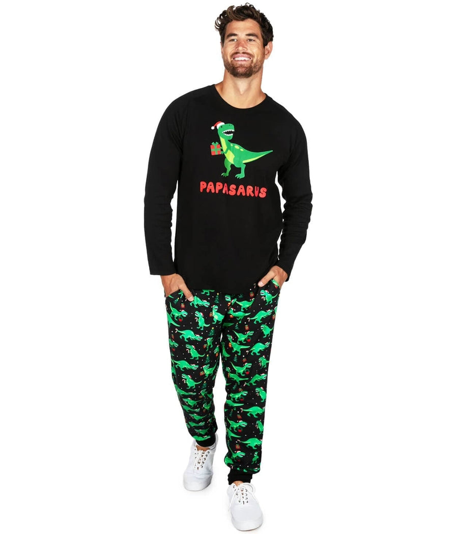 Papasarus Pajama Set: Men's Christmas Outfits Tipsy Elves