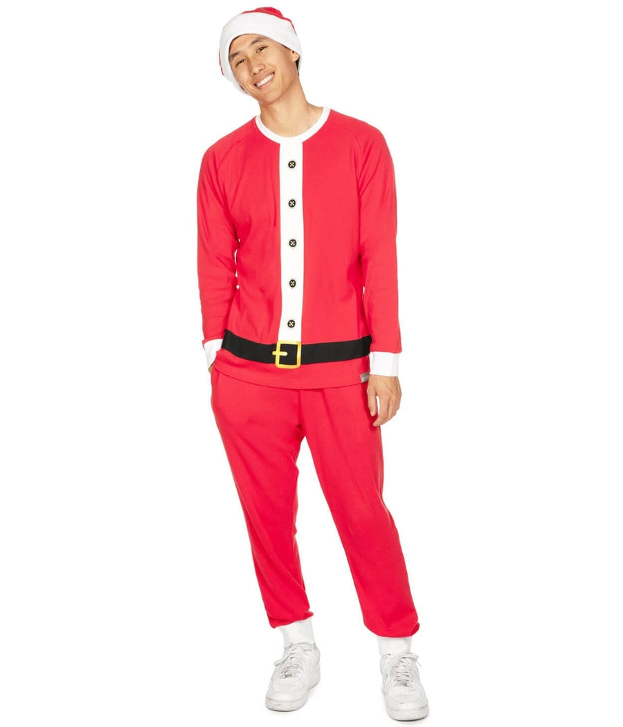 Santa Claus Pajama Set: Men's Christmas Outfits Tipsy Elves
