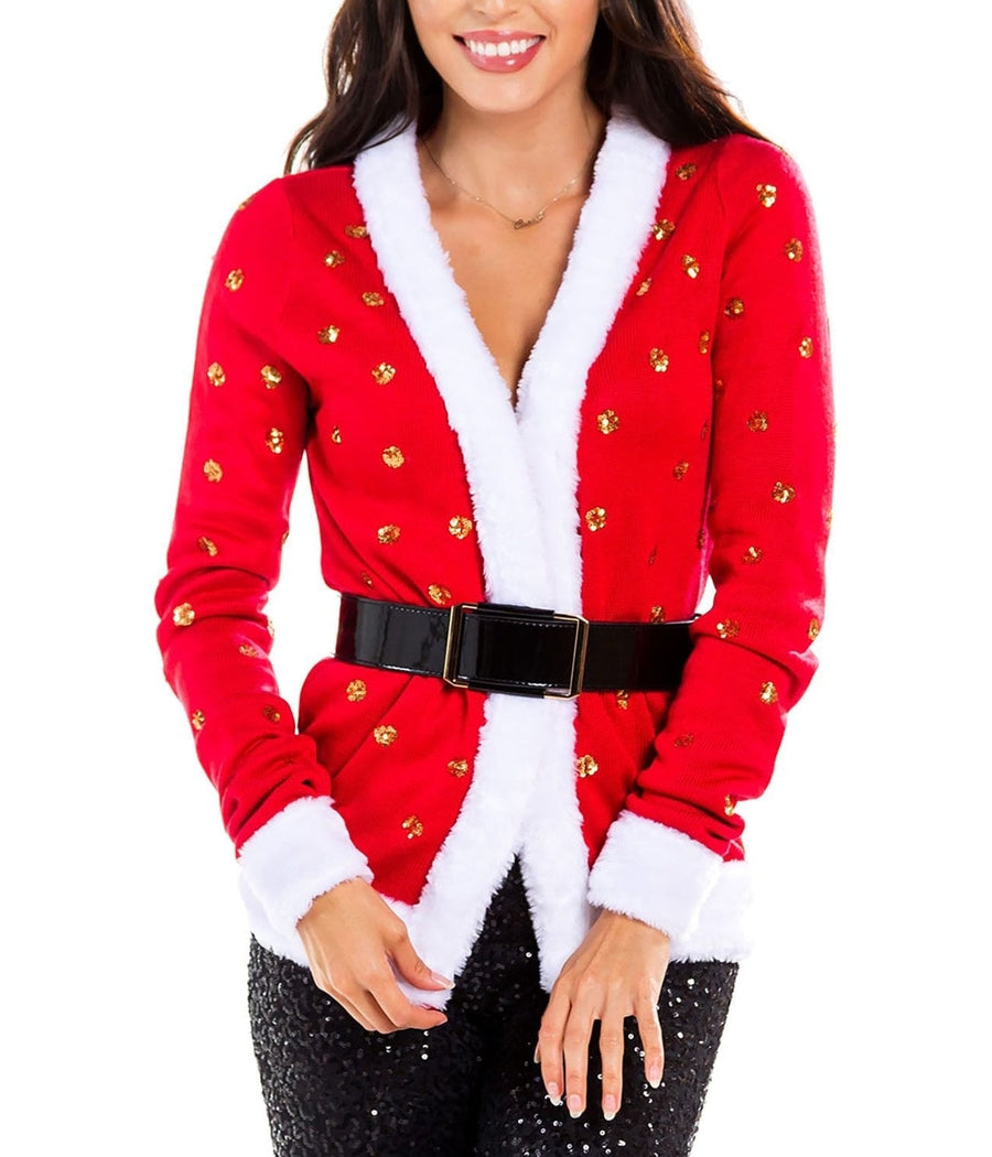 Mrs claus ugly sweater top