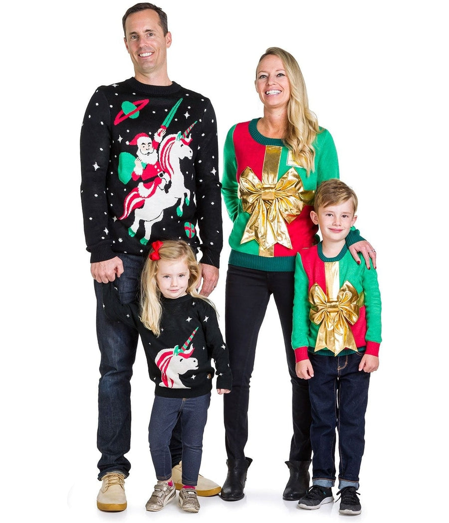 Boy's / Girl's Little Present Ugly Christmas Sweater Image 2