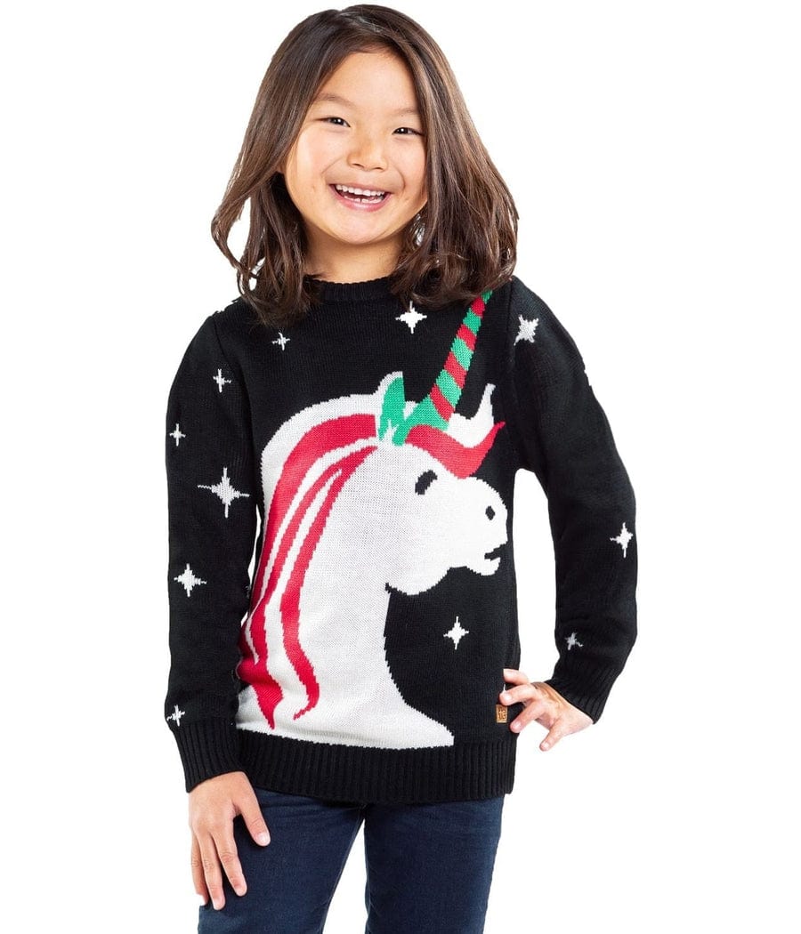 Girl's Unicorn Ugly Christmas Sweater
