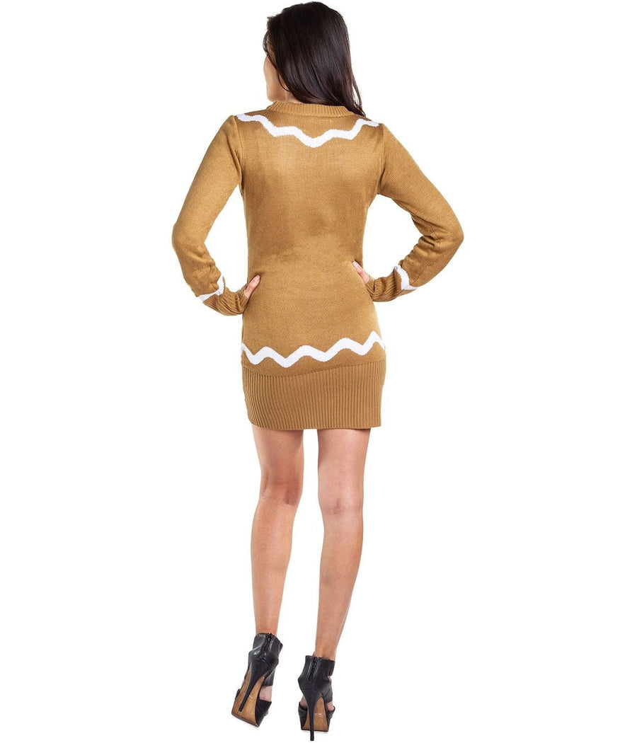 Women's Gingerbread Sweater Dress