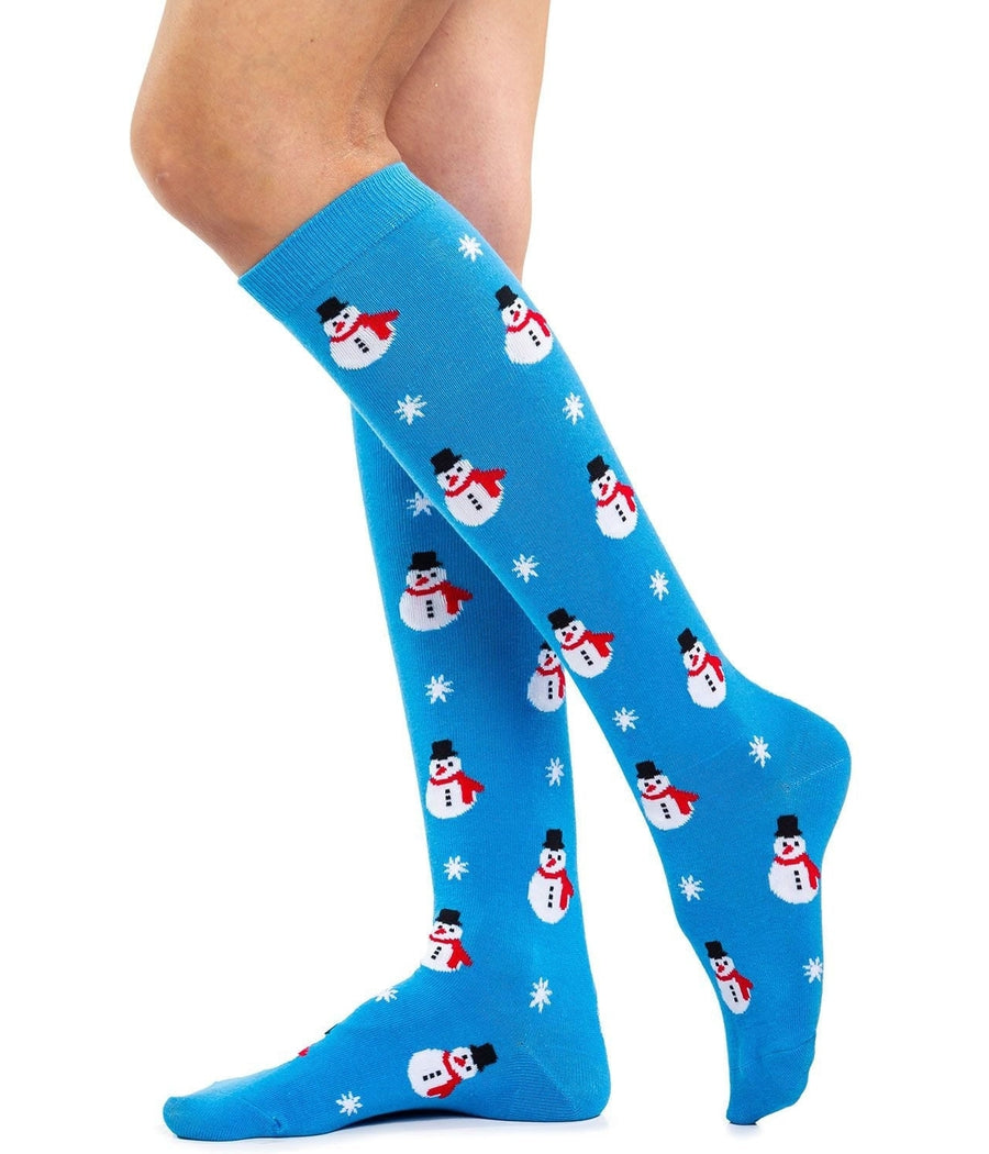 Women's Snowman Socks (Fits Sizes 6-11W)