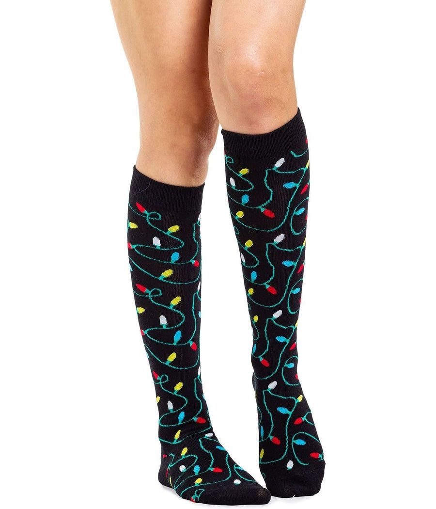 Women's String of Lights Socks (Fits Sizes 6-11W) Image 2