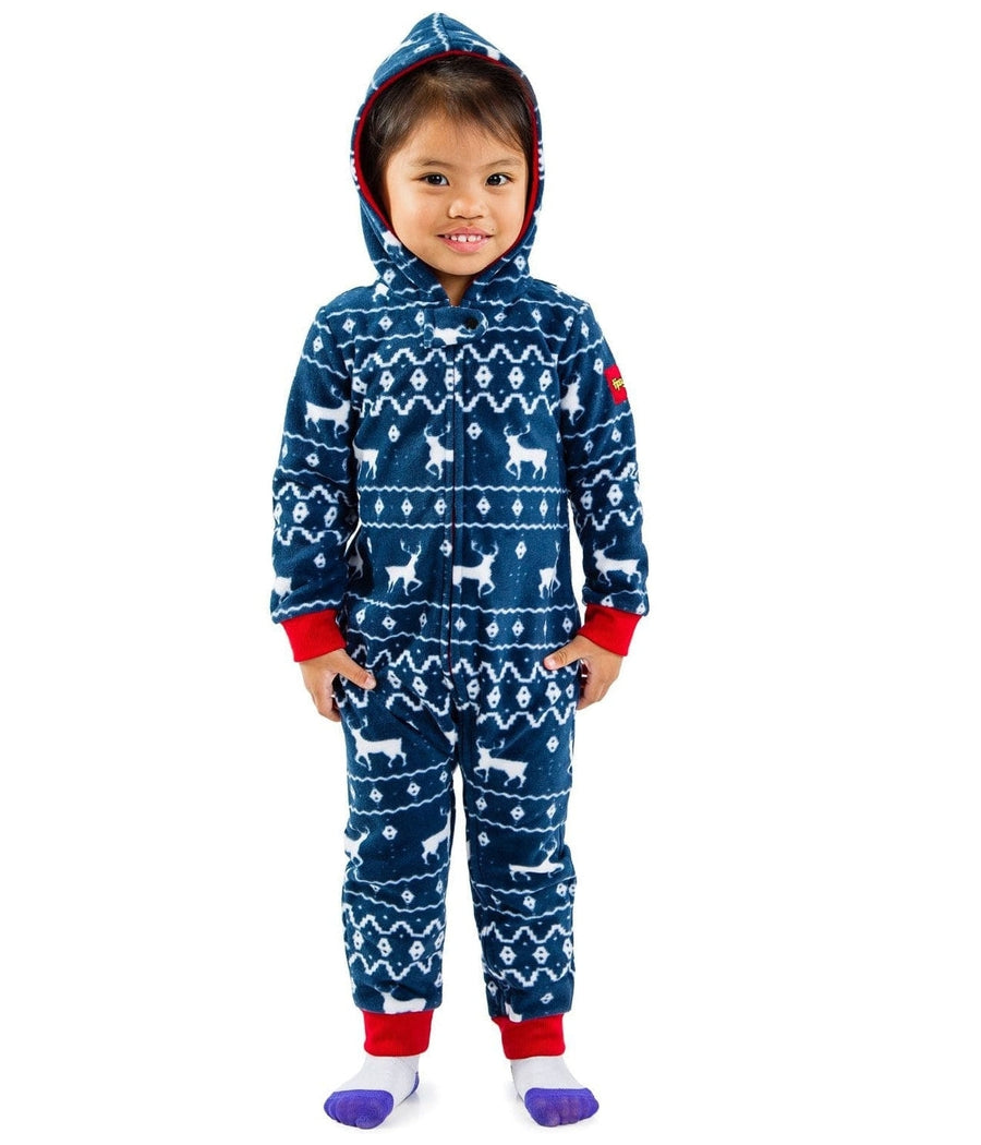 Baby / Toddler Blue Reindeer Jumpsuit