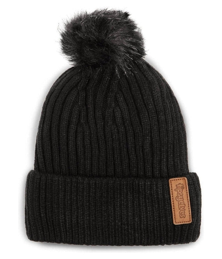 Black Pom Beanie: Ski and Snowboard Apparel | Tipsy Elves