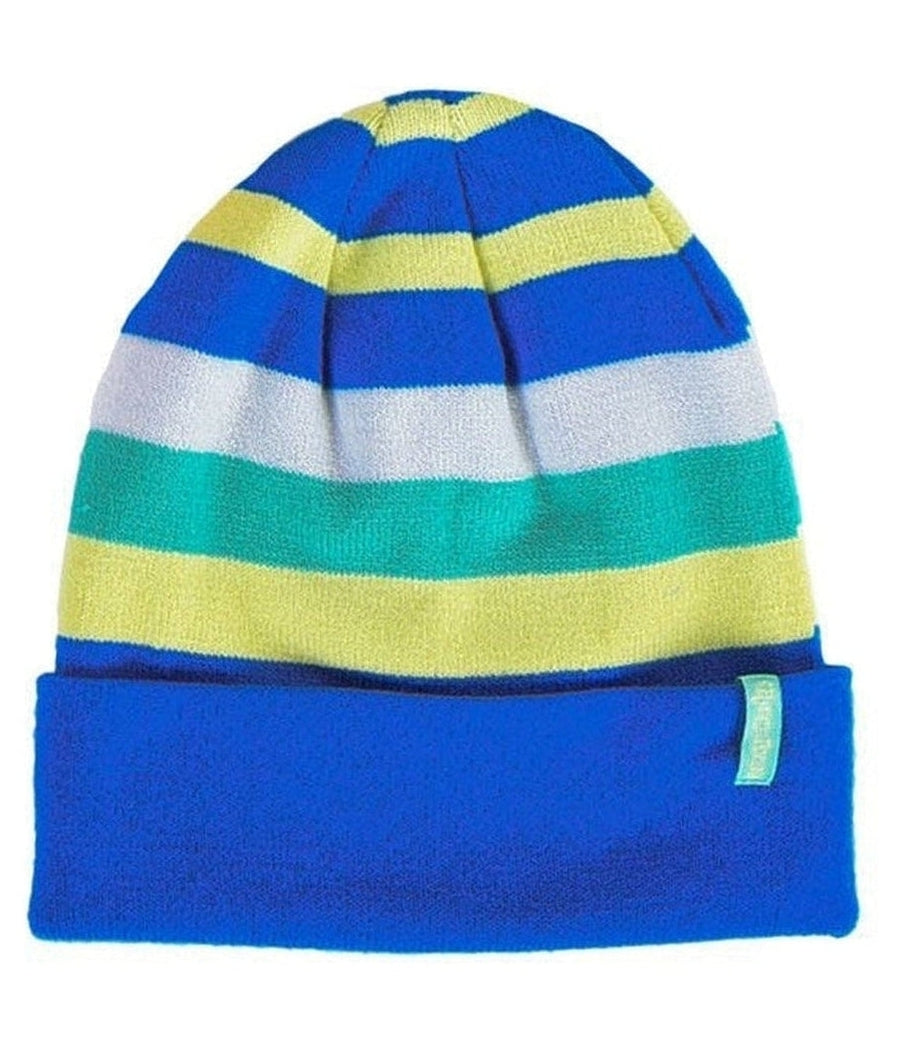 Blue and Yellow Ski Beanie Tipsy Elves