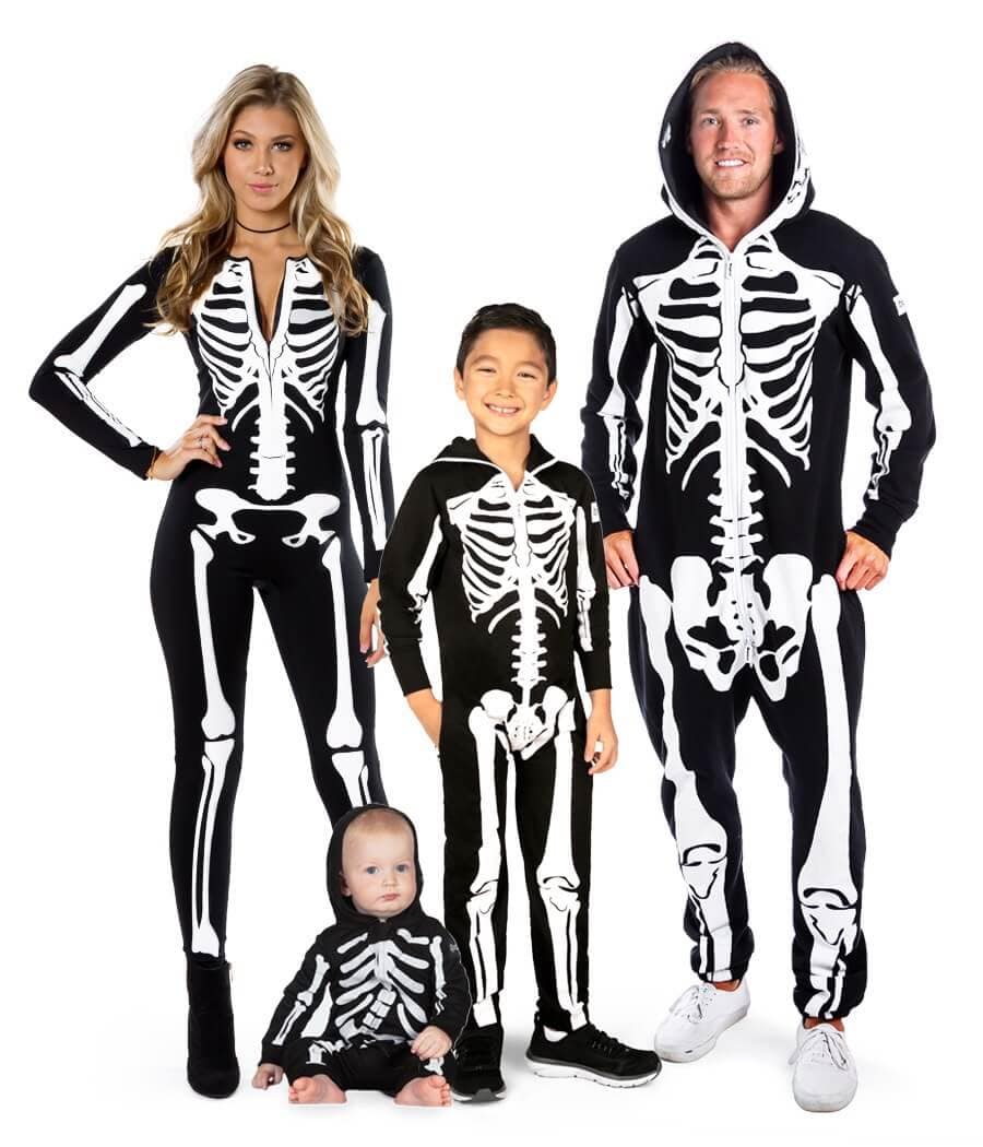 Matching Skeleton Family Costumes