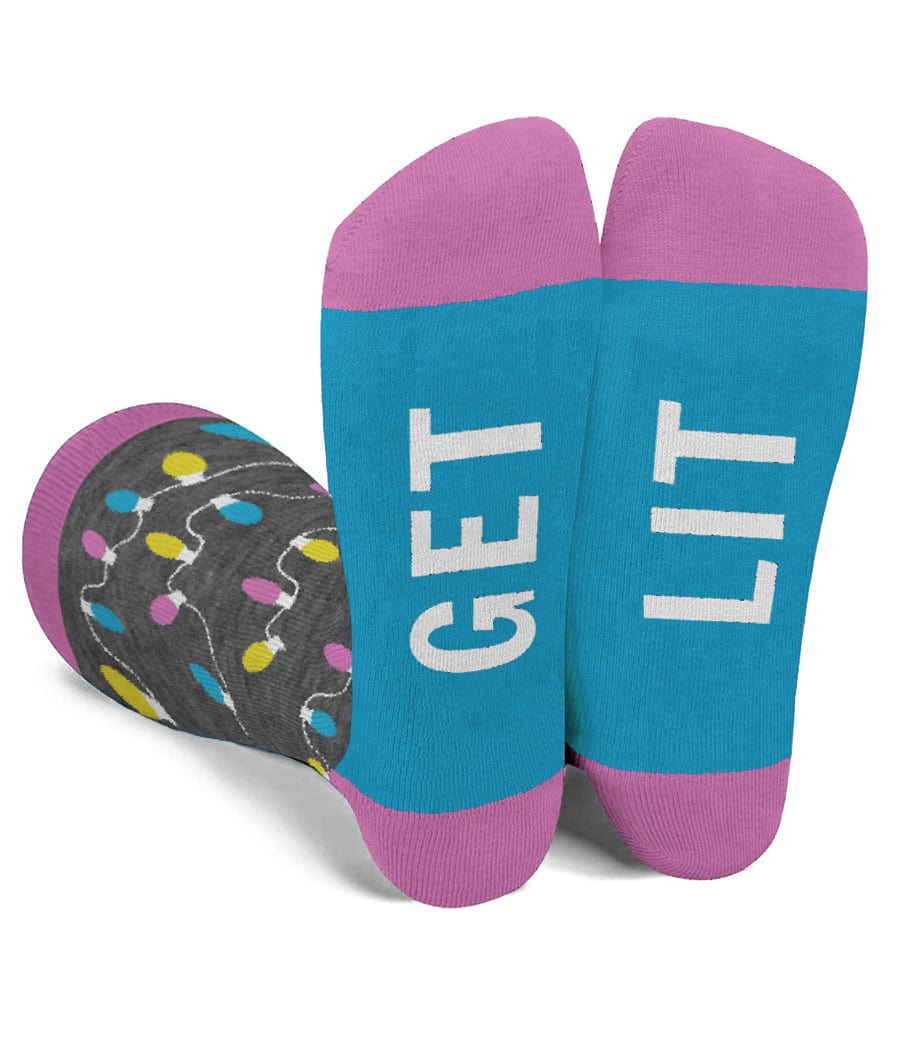 Women's Get Lit Socks (Fits Sizes 6-11W)