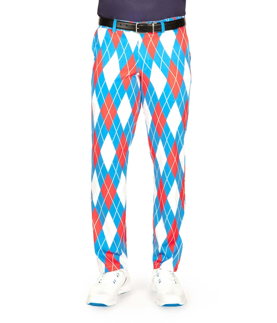 Men's American Argyle Disc Golf Pants
