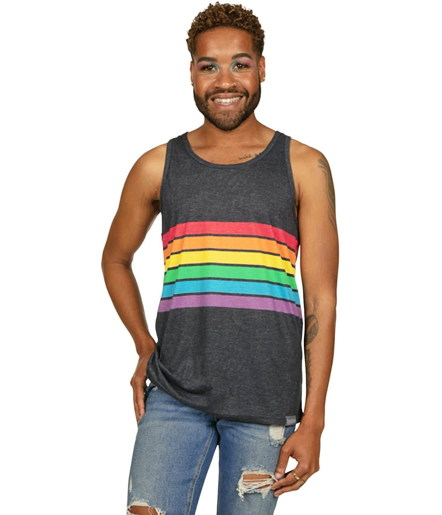 Charcoal Rainbow All the Way Tank Top Image 3