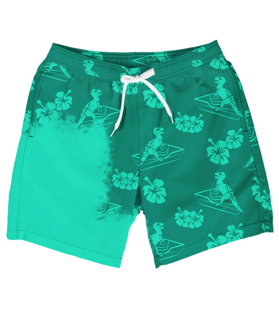 Disappearing Dino Color Changing Swim Trunks Image 6