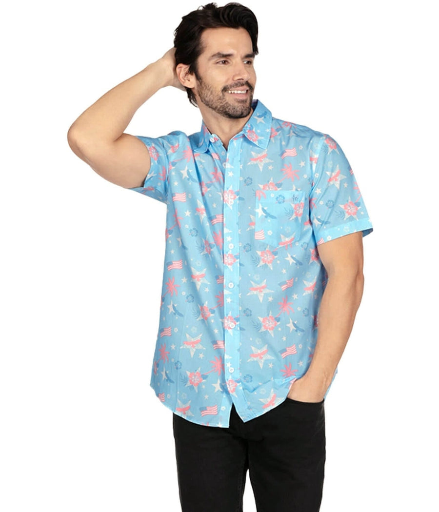 Men's Island of the Free Button Down Shirt Image 2