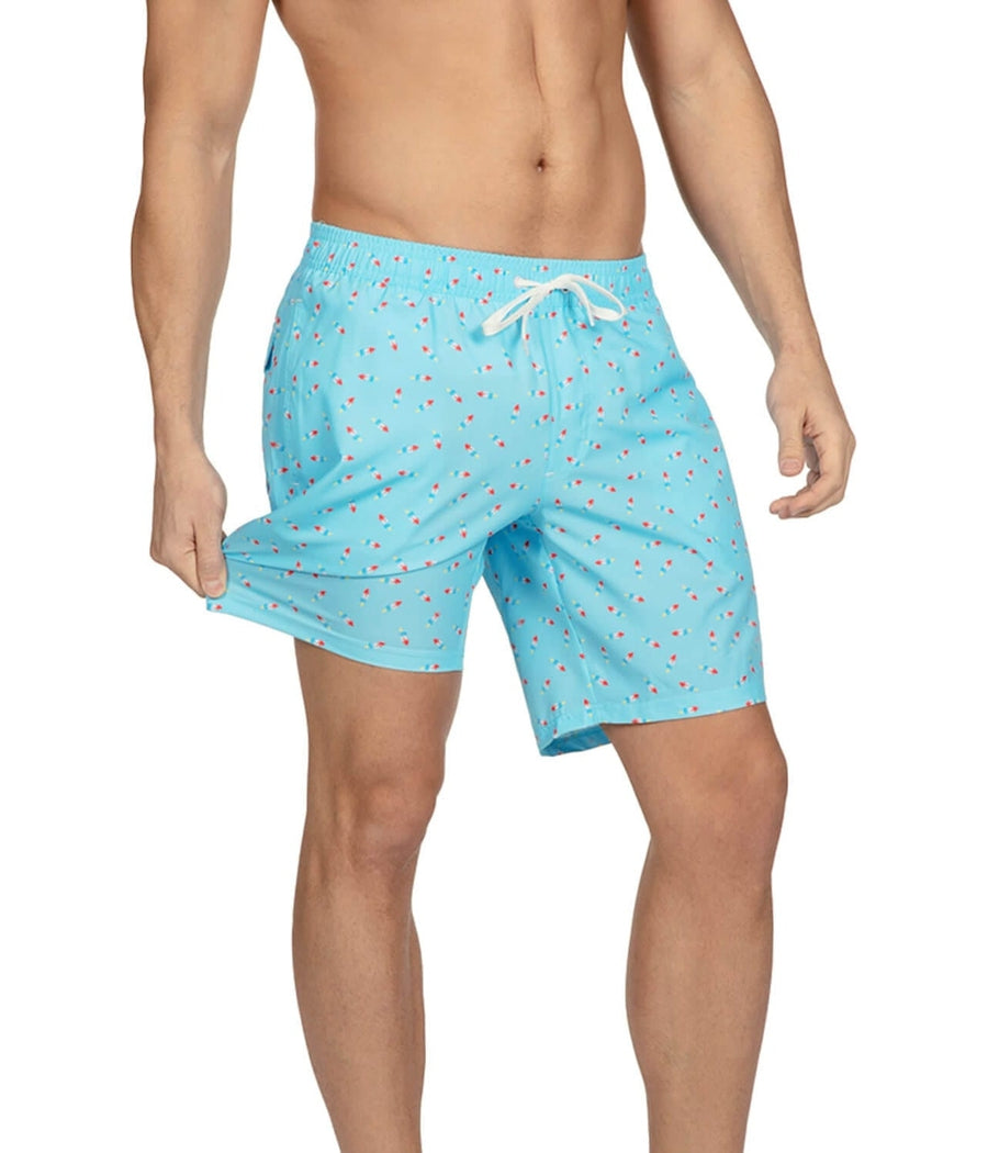 Patriotic Pops Stretch Swim Trunks - 7.5" Inseam Image 2