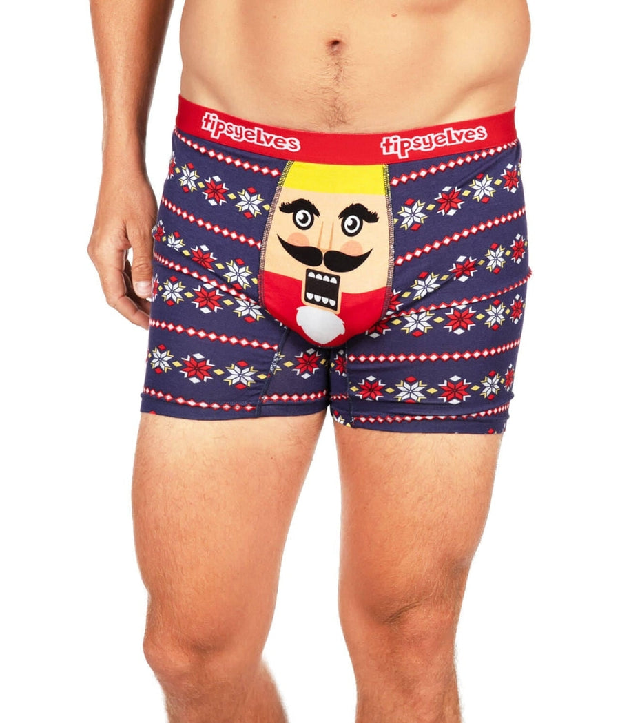 Men's Fair Isle Nutcracker Boxer Briefs Image 2