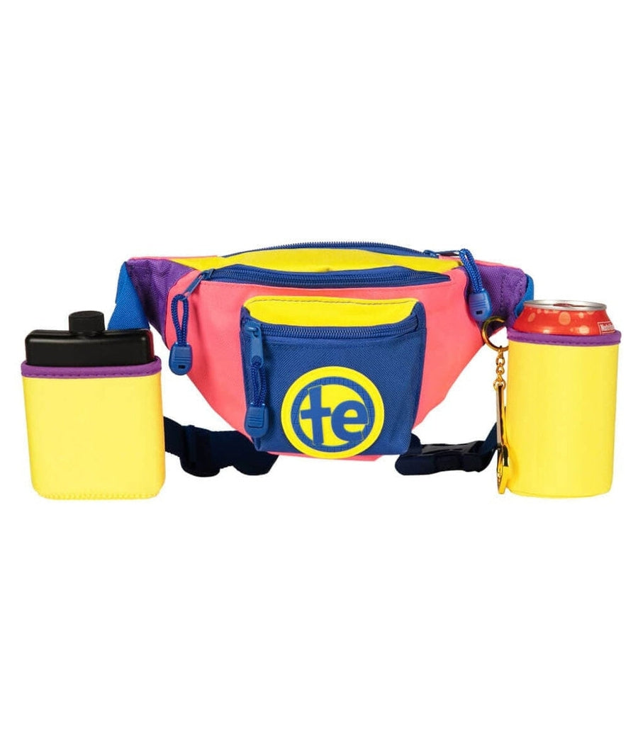 Retro Renegade Fanny Pack with Drink Holder and Flask