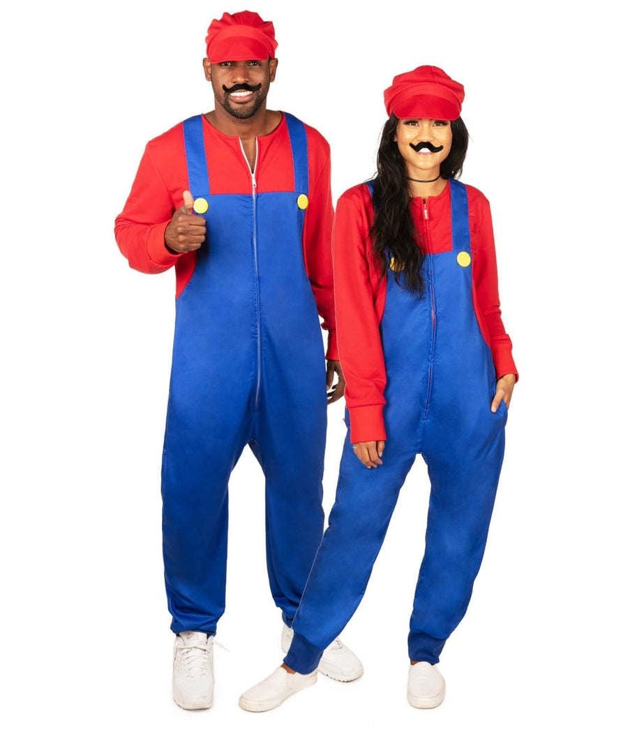 Matching Super Plumber Couples Costumes