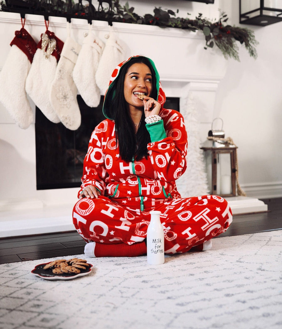 Ho Ho Ho Plus Size Jumpsuit: Women's Christmas Outfits Tipsy Elves