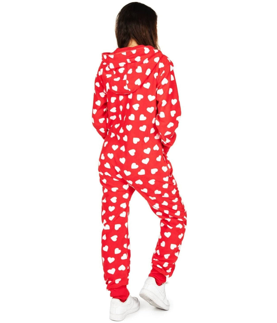 Women's Beating Hearts Jumpsuit Image 3