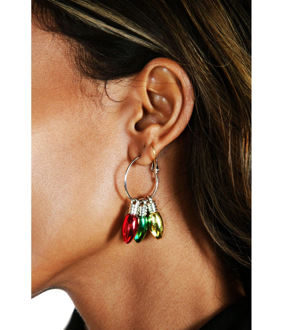 Bulb Hoop Earrings Image 2