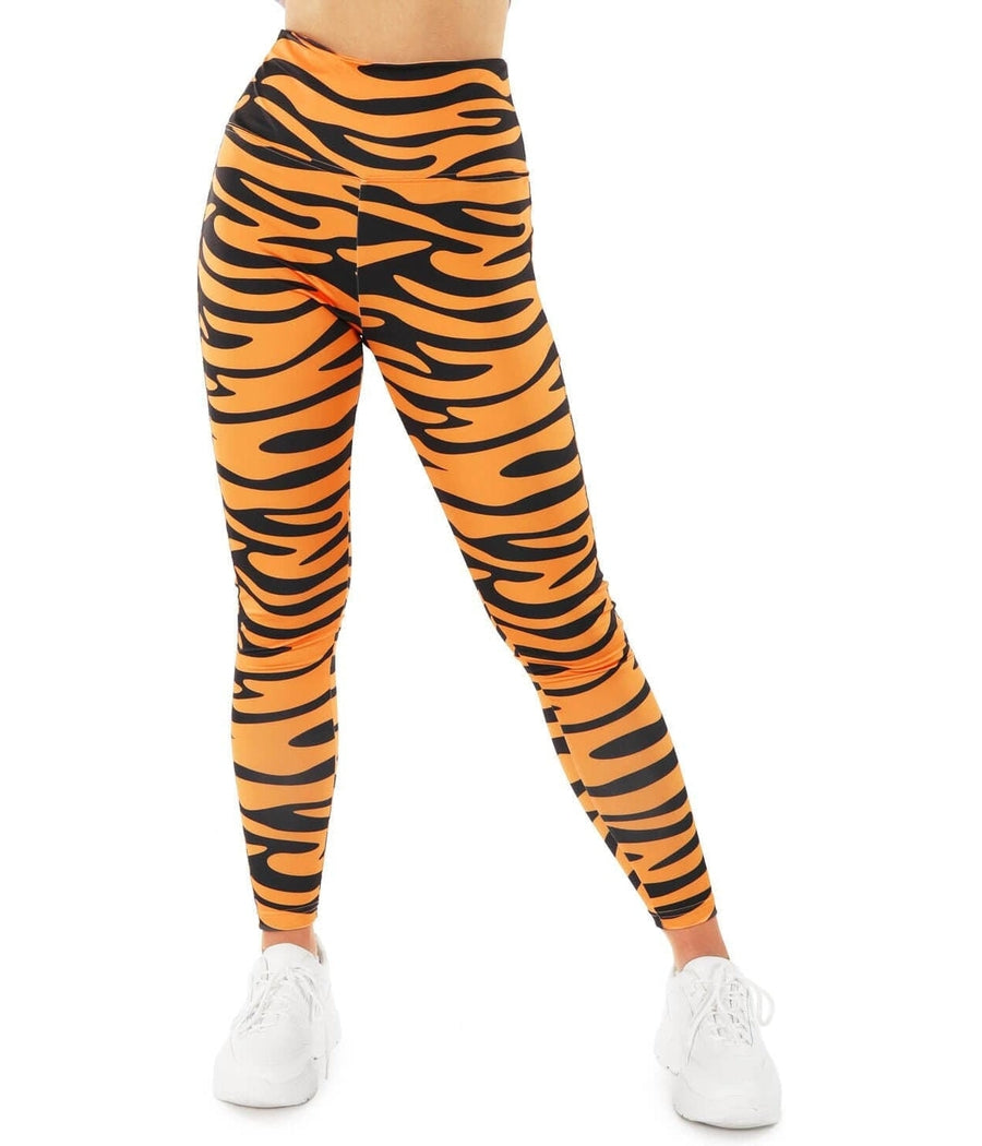 Tiger High Waisted Leggings: Women's Halloween Outfits