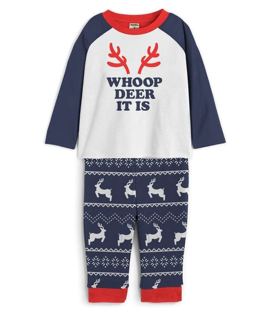 Toddler Girl's Whoop Deer It Is Pajama Set