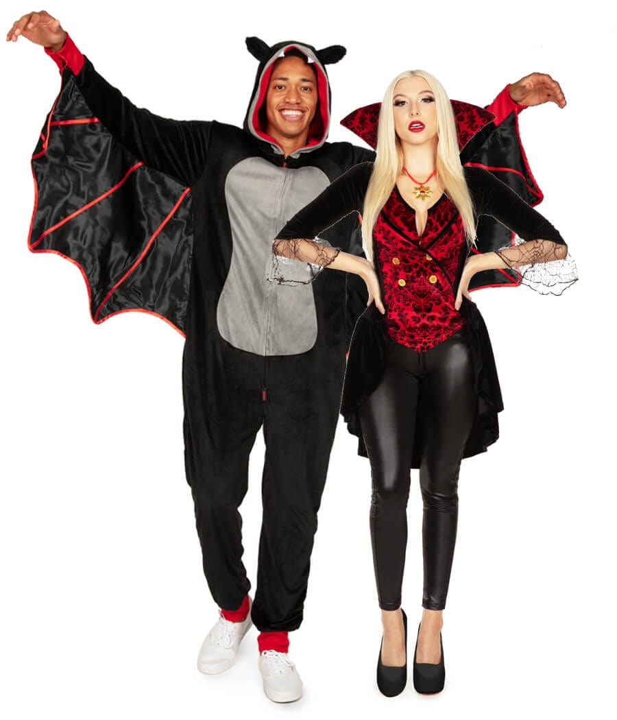 Vampire and Bat Couples Costumes