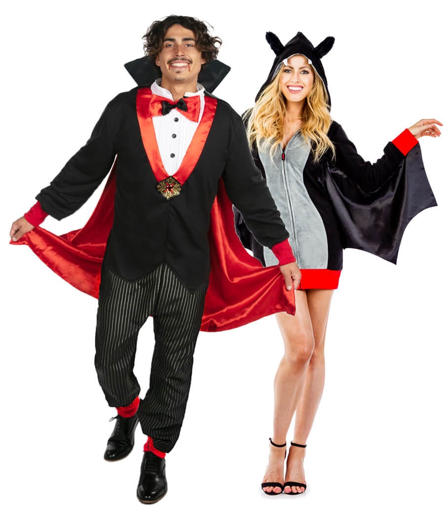 Vampire and Bat Couples Costumes