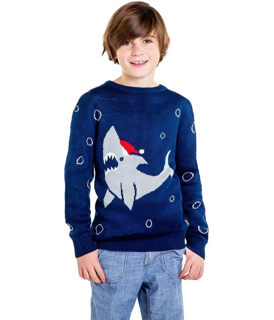 Boy's Sea Sleigher Ugly Christmas Sweater