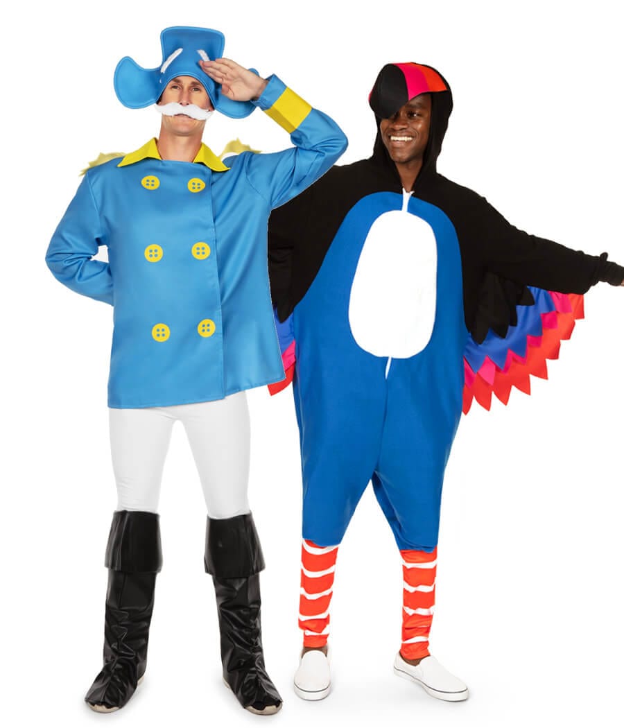Captain and Toucan Couples Costumes