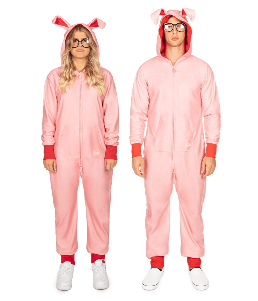 Matching Christmas Story Bunny Couples Jumpsuits
