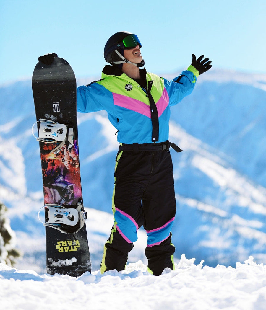 Men's Icy Blunder Ski Suit | Epic Winter Ski Suit | High Strength & Durable Material | Blue/Black | Tipsy Elves Men's Icy Blunder Ski Suit | Epic Winter Ski Suit | High Strength & Durable Material | Blue/Black | Tipsy Elves