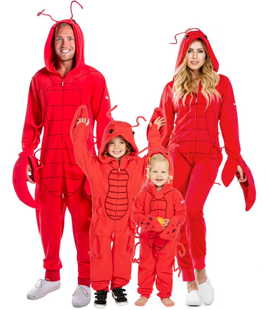 Matching Lobster Family Costumes