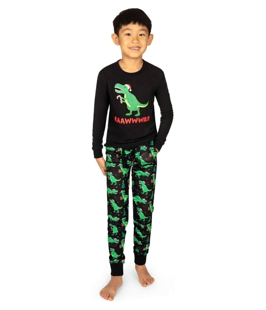 Rawr Dinosaur Pajama Set: Boy's Christmas Outfits Tipsy Elves