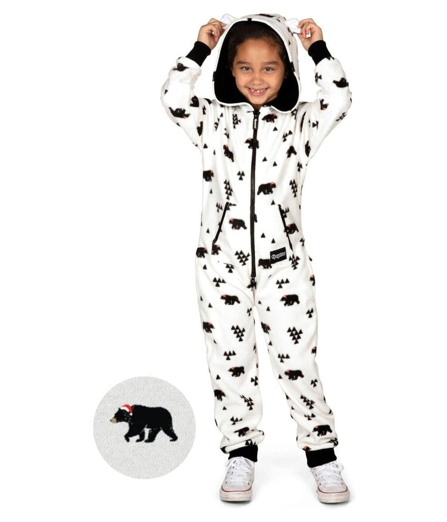 Girl's Beary Christmas Jumpsuit