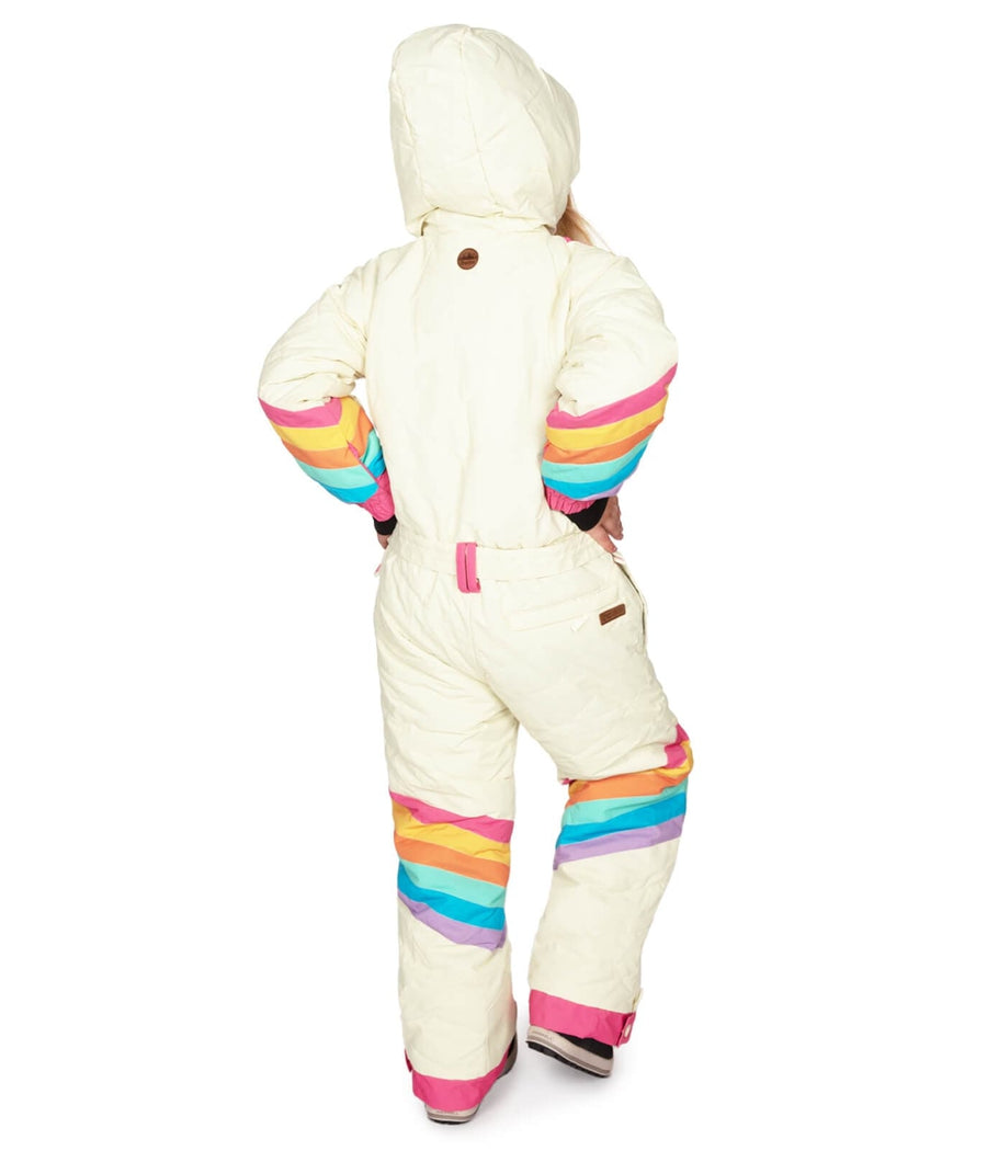 Girl's Retro Rainbow Snow Suit