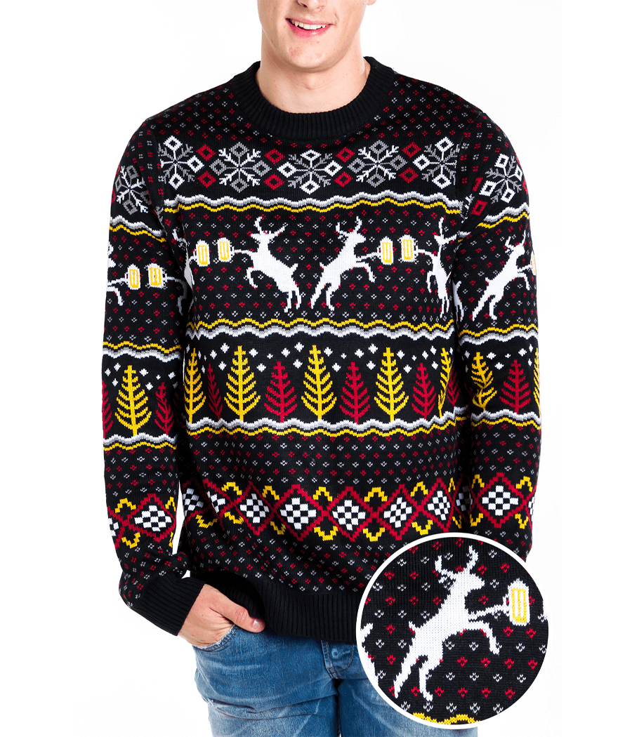 Men's Caribrew Ugly Christmas Sweater Image 2
