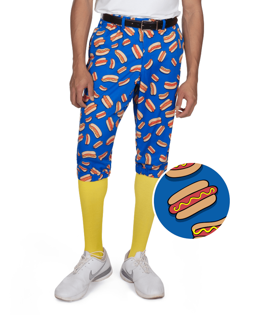 Men's Hot Dog Golf Knickers | Tipsy Elves